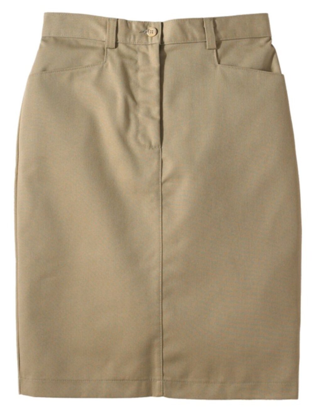 Edwards Garment 9711 - Women's Chino Skirt - Tan